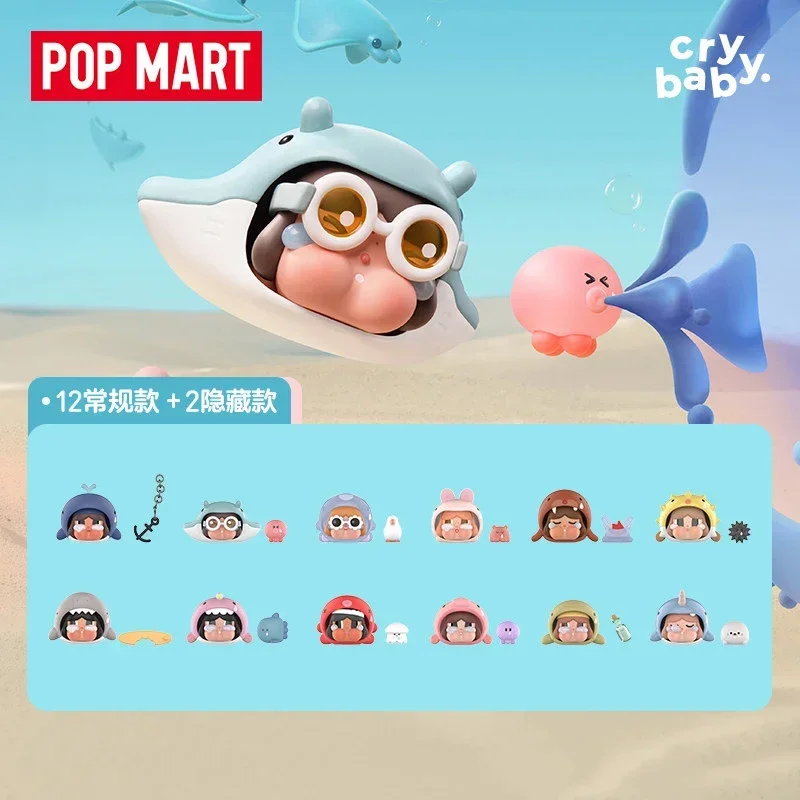 POP MART CRYBABY CRY ME AN OCEAN Serie Figur Trendige Mystery Box Anime Actionfigur Überraschungsbox Spielzeug Modell Ornament Puppen