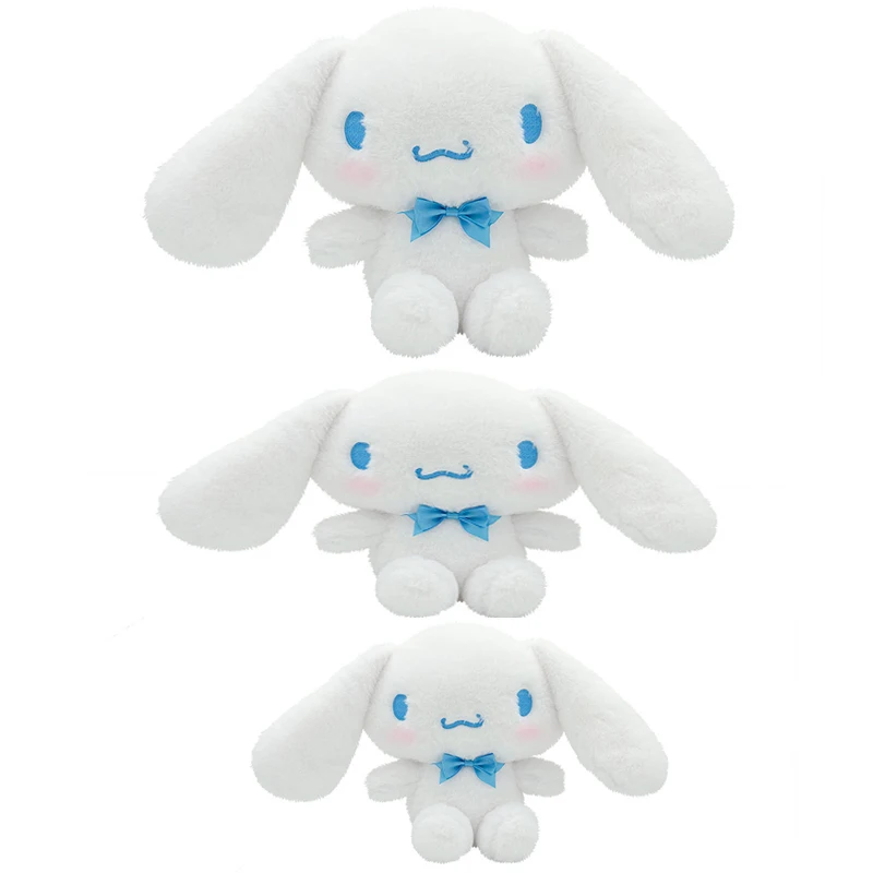 Anime Cartoon Sanrio Plush Doll Cinnamoroll White Cute Kawaii Solid Color Doll Christmas Gift 3 Different Sizes of Plush Toys
