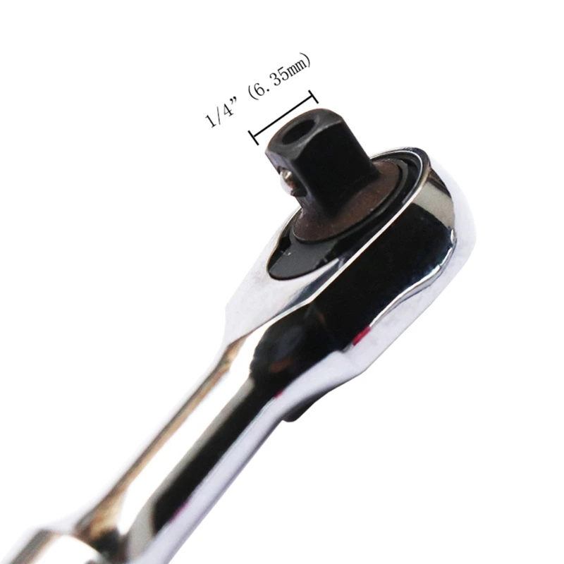Mini llave trinquete enchufe rápido 1/4 pulgadas, destornillador varilla, llave trinquete, envío directo