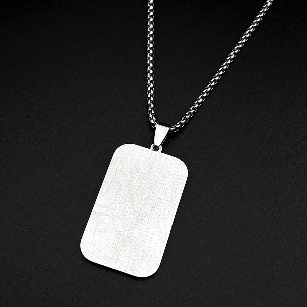 Muslim Islamic Quran Ayatul Kursi Medal Pendant Necklace for Women Men Stainless Steel Gold Color Arabic Chain Talisman Jewelry