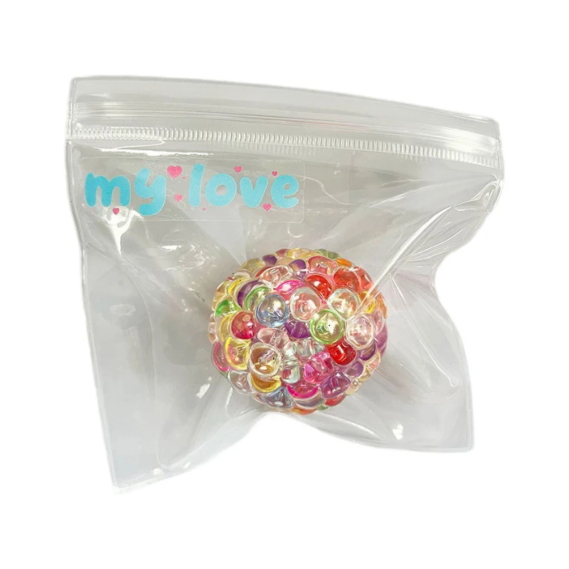 New Creative Explosion Beads Kneading Balls Stress Relieving Toys Slow Rebound Toy Fidget Toy Children Decompression Toys