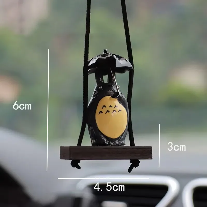 Cartoon Catji Cat Classic Bus Winter Outfit Xiaoyu Holding Umbrella Car Ornament Cute and Adorable Catji Cat Car Decoration view 5