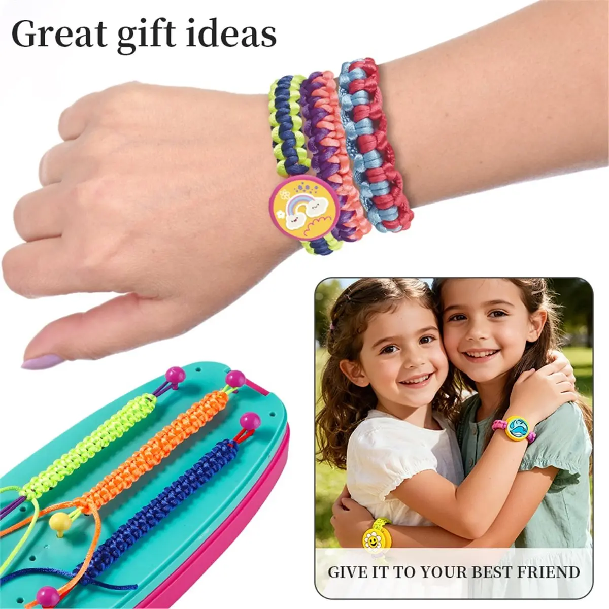 618 Mega Sale Friendship Bracelet Making Kit Toy Best Birthday Gift Top Trending DIY Jewelry Bracelet Stringing Machine A