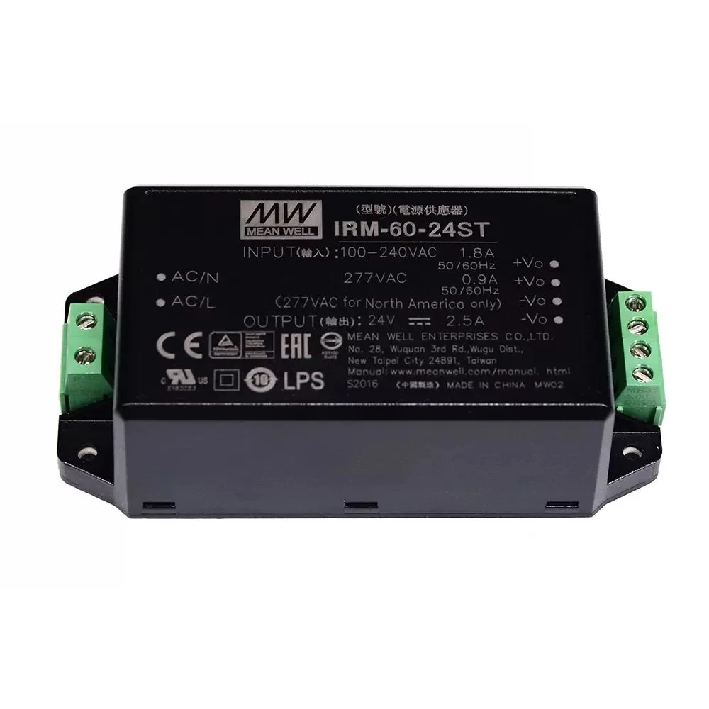 MEAN WELL IRM-60 Switching power supply 60W module 12V/24V Subminiature AC-DC 5V15V48V Pin and terminal ST