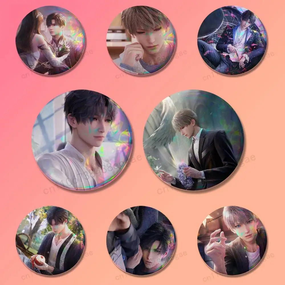 

Love And D-Deepspace Badges 25 32 44 58 75 mm Brooch Fashion Jewelry Decor Clothes Hat Accessories Badge Lover Gifts