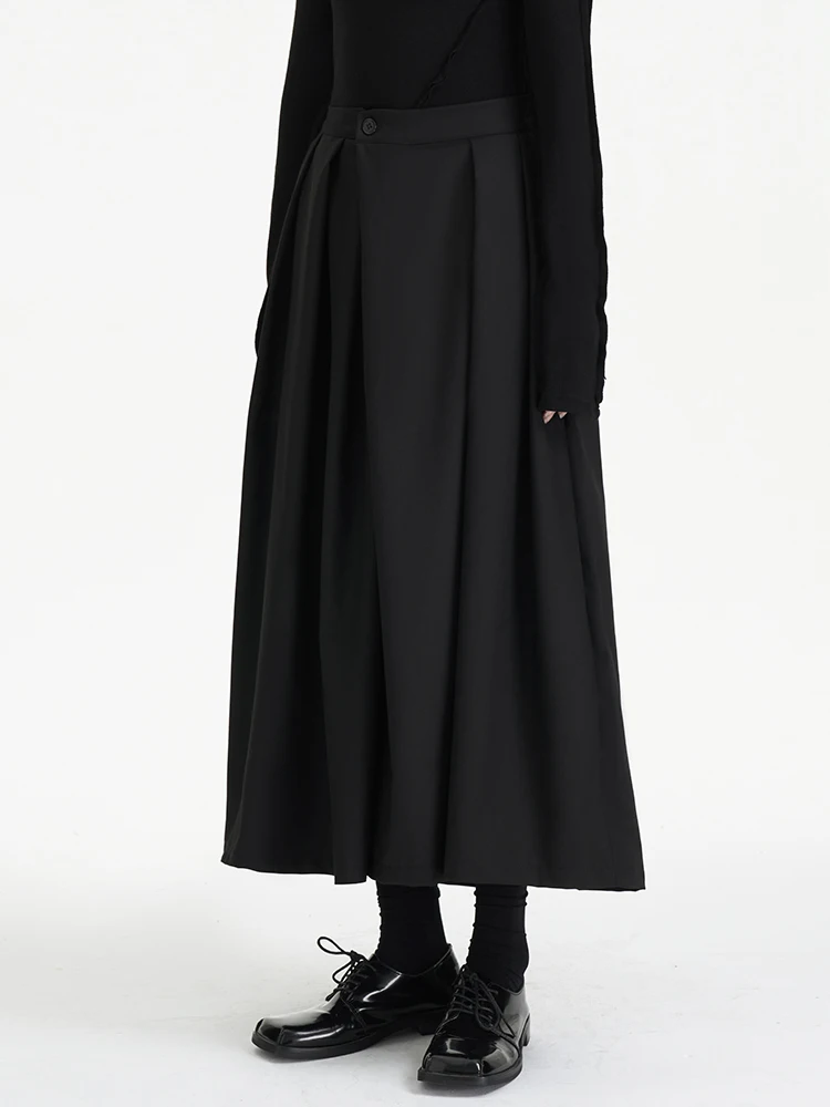 

Bla асимметричная повседневная юбка, женская юбка Land And Mountain Island Sle, весенне-осенние широкие брюки из смеси полиэстера