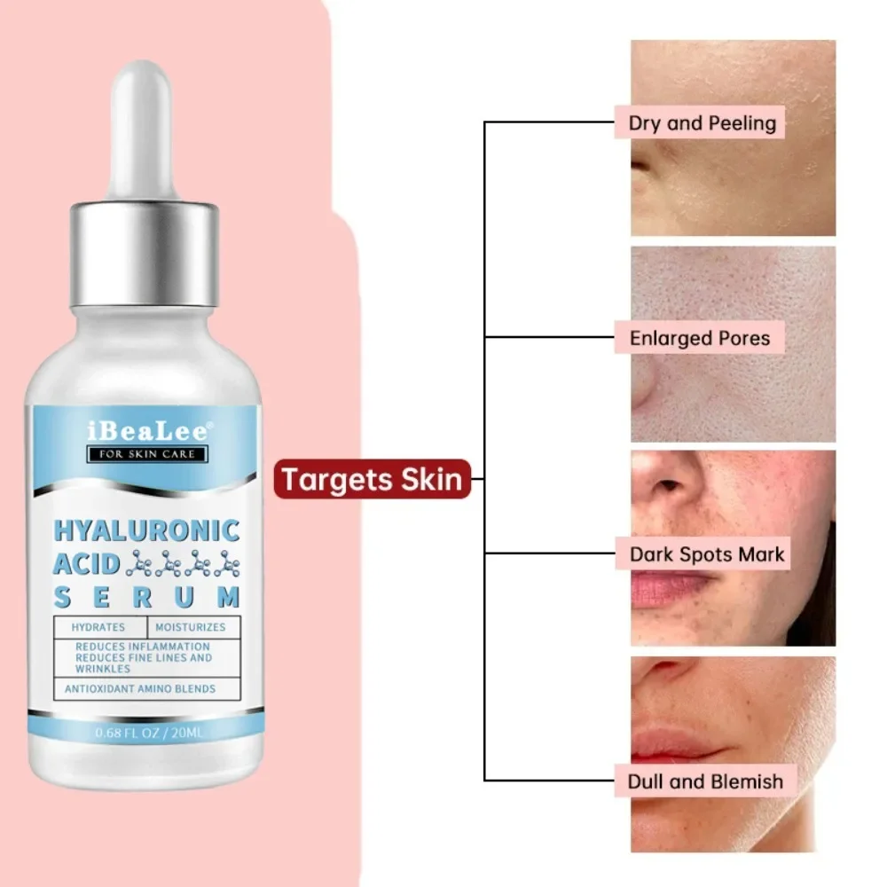 Hyaluronic Acid Facial Essence Pore Contouring Hyaluronic Acid Moisturizing Essence Firming & Brightening Korean Cosmetics