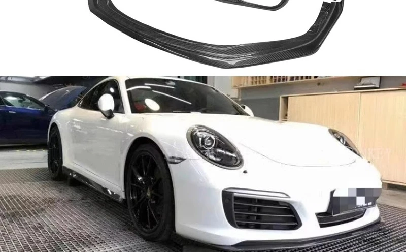 

For Porsche 911 991 Carbon Fiber Surrounded Front Lip Rear Lip Side Skirt Modified Auto Parts Exterior