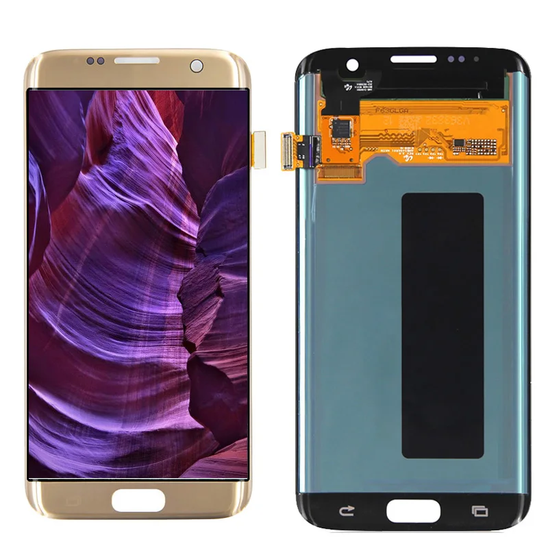 Tested LCD Screen For Samsung Galaxy Display S7 Edge G935 G935f Touch Screen Digitizer Assembly Replacement Parts