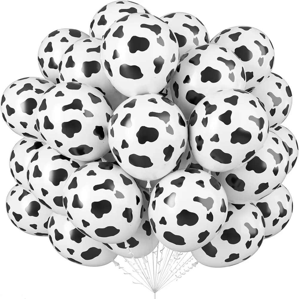 Cow Print Balloons,…