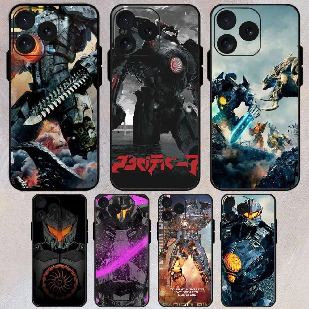 P-Pacific Movie Rim Phone Case For iPhone 8 11 12 13 Pro 14 15 Mini X XR XS  max Plus Shell