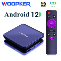 H96 MAX V12 Smart TV Box Android 12 RK3318 4G 64GB 32G 4K 2.4G 5G Wifi BT4.0 Media player Google Play Global Set top box 2GB16GB