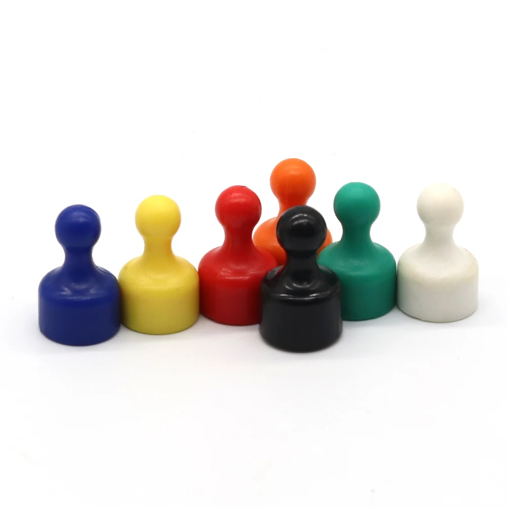 

12X20 mm 10Pcs Push pin Office Strong Small Round Magnetic Magnets Cones magnets Super Magnet pinboard Chess Magnetic push pins