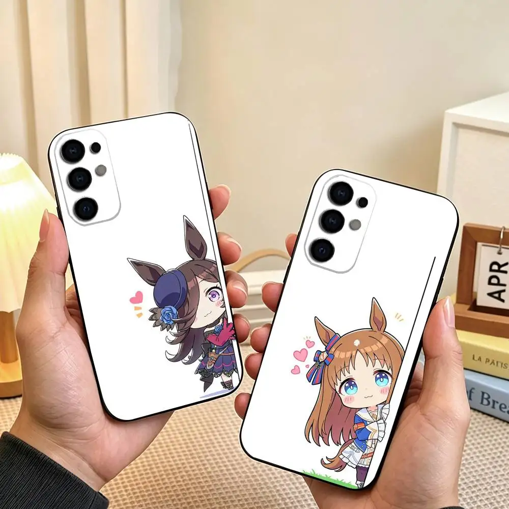 Umamusume Pretty Derby  Phone Case For Samsung S26,S25,S24,S23,S22,S21,S30,Ultra,Plus,Fe,Lite,Note,10,Black Cover Gift