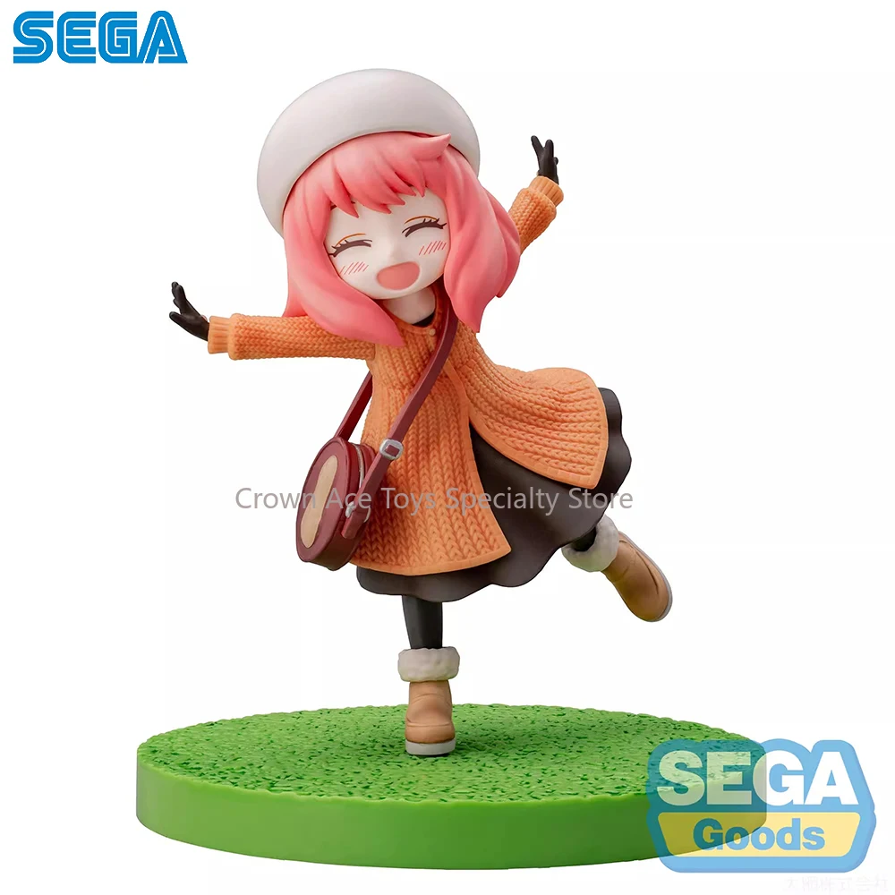 SEGA Luminasta Spy x Family Anya Forger Family Ooting Ver.2 12cm Anime Action Manga Figures Collectible Model Trendy Toys Gifts