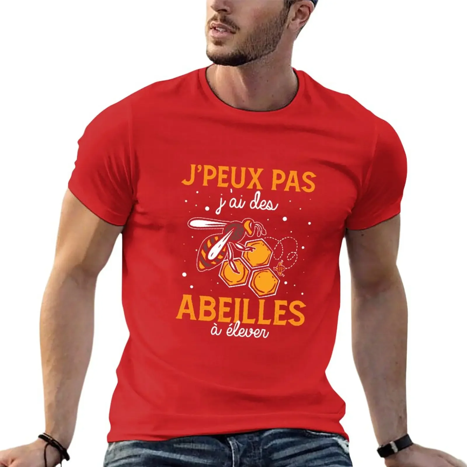 custom t shirts black t shirts for men Jpeux Pas Jai Des Abeilles Cadeau Apiculteur Apiculture T-Shirt new sale hot manga style