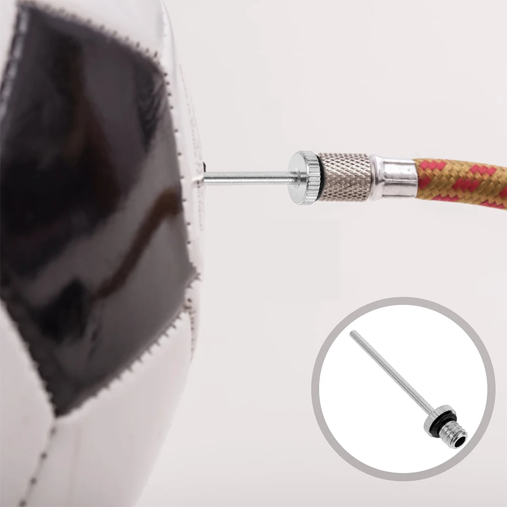 

30 Pcs Gas Needle Basketball Air Pump Needles for Balls European Style Silver Metal