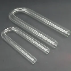 8x100mm 15x150mm,18x180mm 20x200mm 25x200mm Absorption Tube Drying Tube U Electrolysis Tube Lab