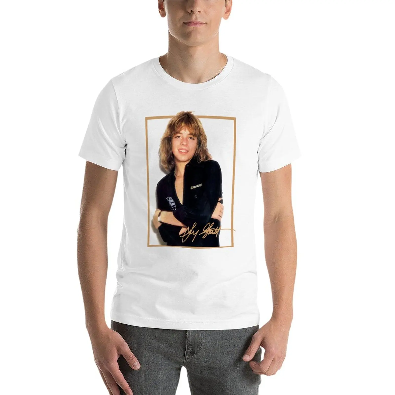 Leif Garrett camiseta sublime customs design your yourself para hombre, camisetas blancas