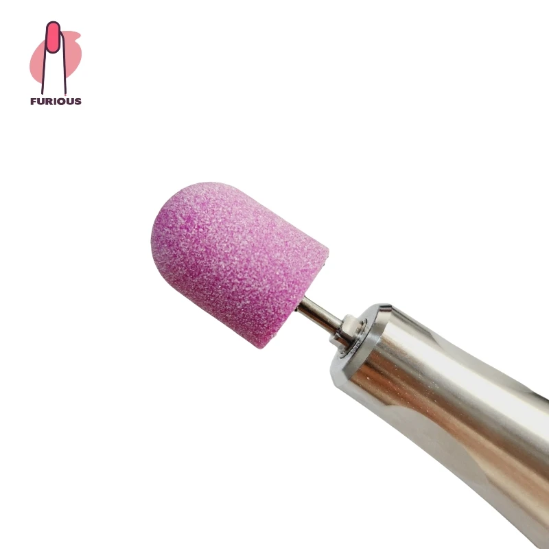 50 pçs tampas de lixamento de unhas para arquivo de pé removedor de calos manicure pedicure polimento de unhas rebarba uso em salão de beleza em casa roxo com um eixo