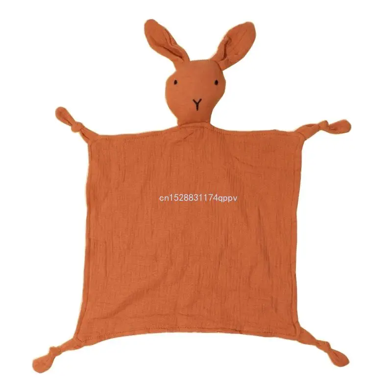 Portable Baby Security Blanket Unisex Lovey Cotton Blanket Rabbit Towel Sleeping Toy Baby Gift for Boys- & Girls Dropship