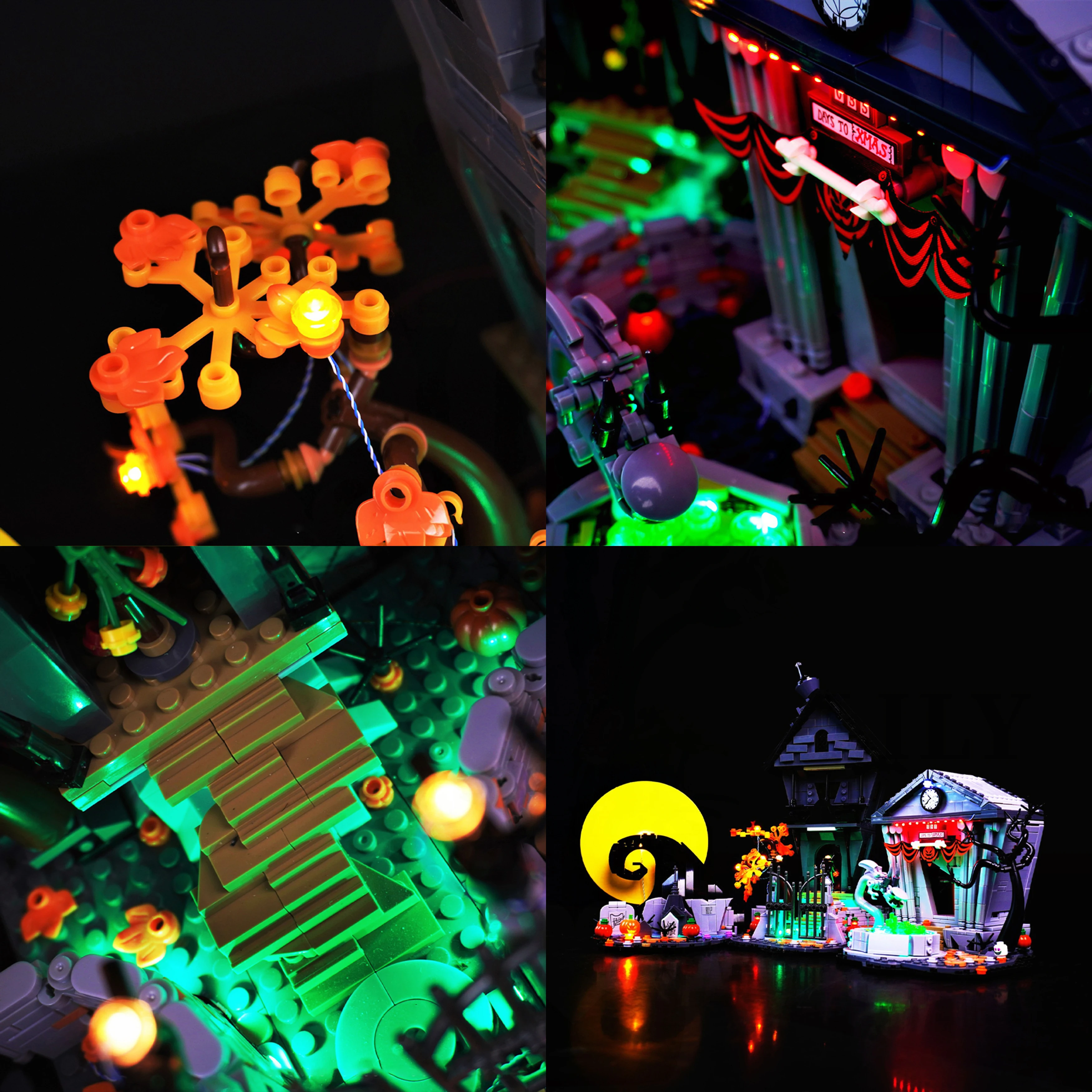 

DIY LED Light Kit for 21351 Halloween Holiday Night Building Block Model, Decorative Lighting Accessories