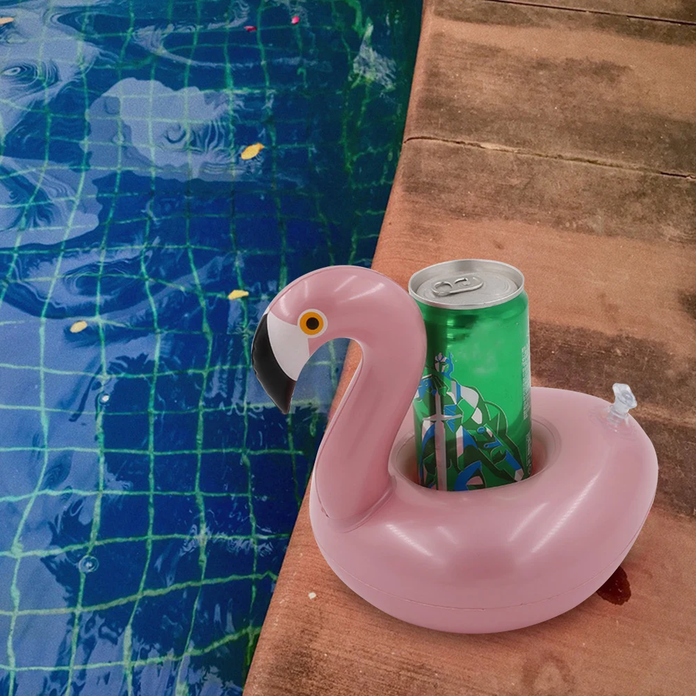 Zwembad Drinkbeker Stand Opblaasbaar Zwembad Drijft Bar Onderzetters PVC Koeler Tafel Feestartikelen Cadeau voor Familie Vrienden