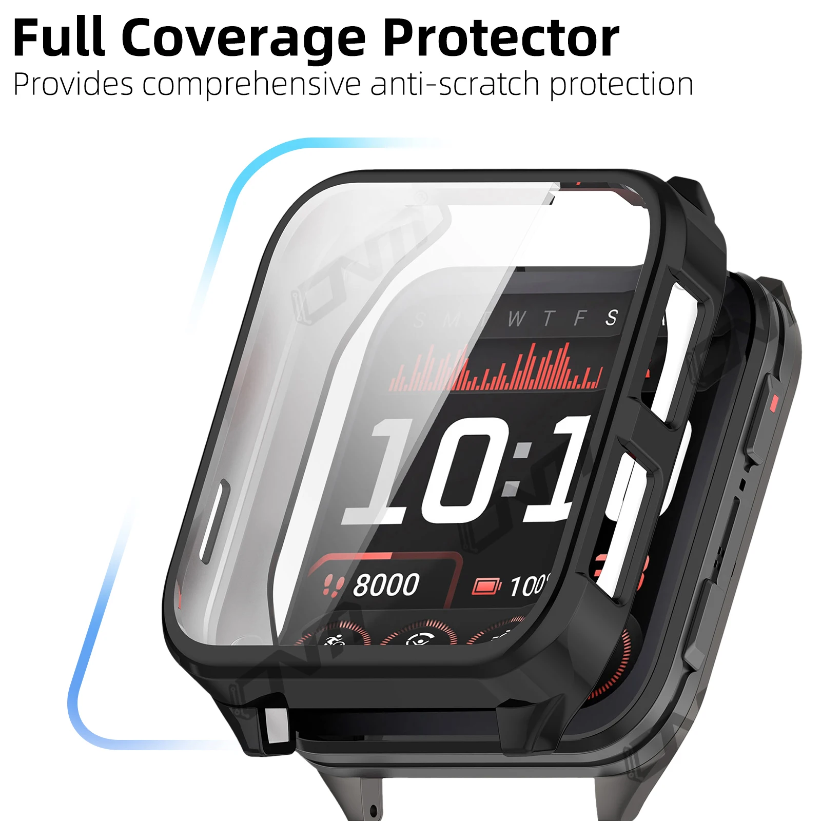 Garmin Venu X1 화면 보호기 케이스용 케이스 Venu X1 액세서리용 소프트 TPU 전방위 보호 범퍼 커버