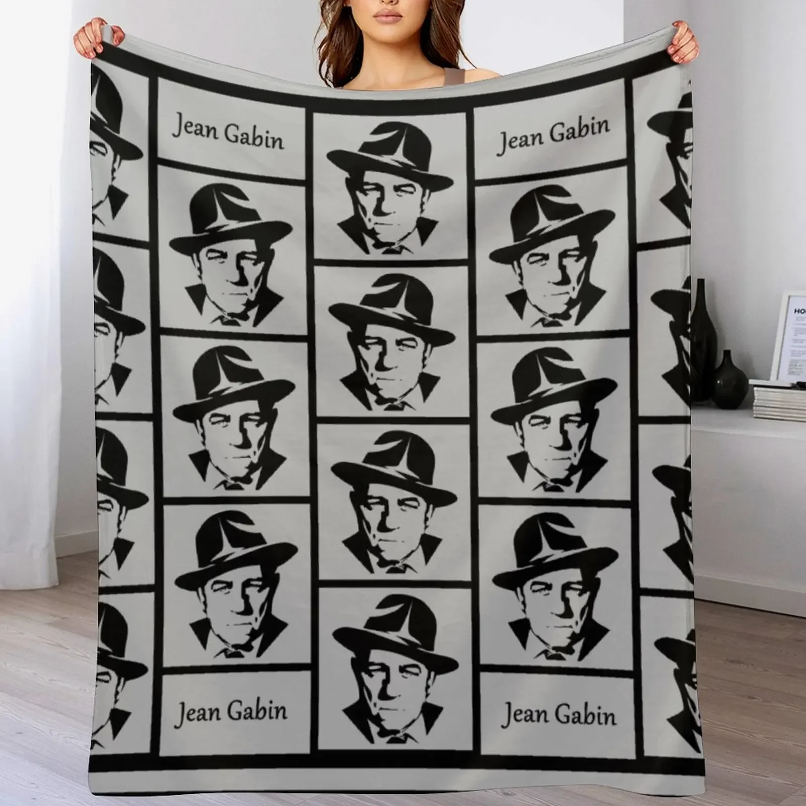 Detective Throw Blanket Durable Warm Blanket for Daily Home Use