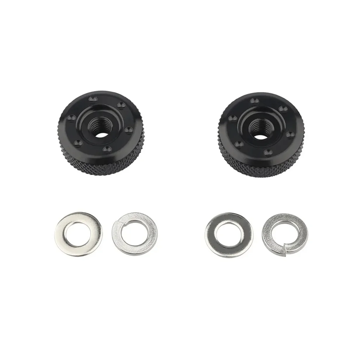 Motorcycle Chain Adjustment Nuts for Honda CT125 Hunter Cub Trail 125 DAX ST125 MSX 125 Grom MONKEY(Black)