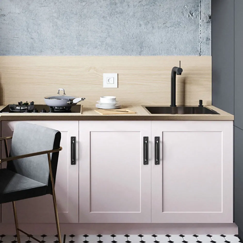 

3Pcs Aluminum Alloy Pull Handles Modern Drawer Cabinet Door Knob for Kitchen Bathroom Wardrobe Furniture Hardware