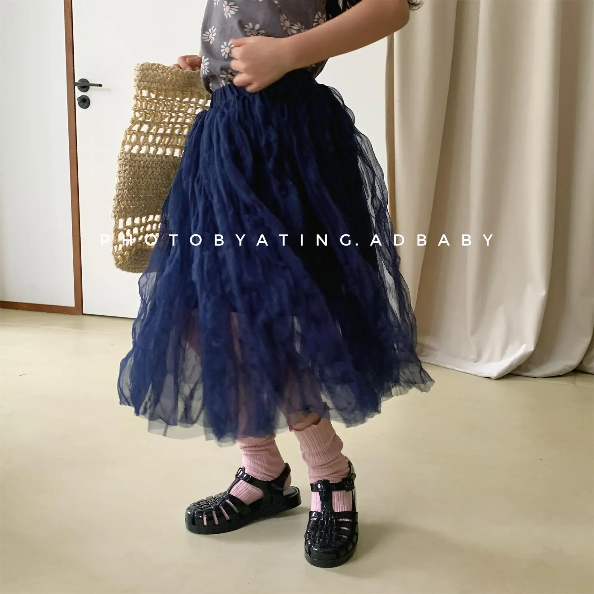 

Kids Girls Tutu Fluffy Skirt Toddler Princess Ballet Dance Tulle Mesh Skirt Children's Cake Skirt Cute Little Girl Party Clothes