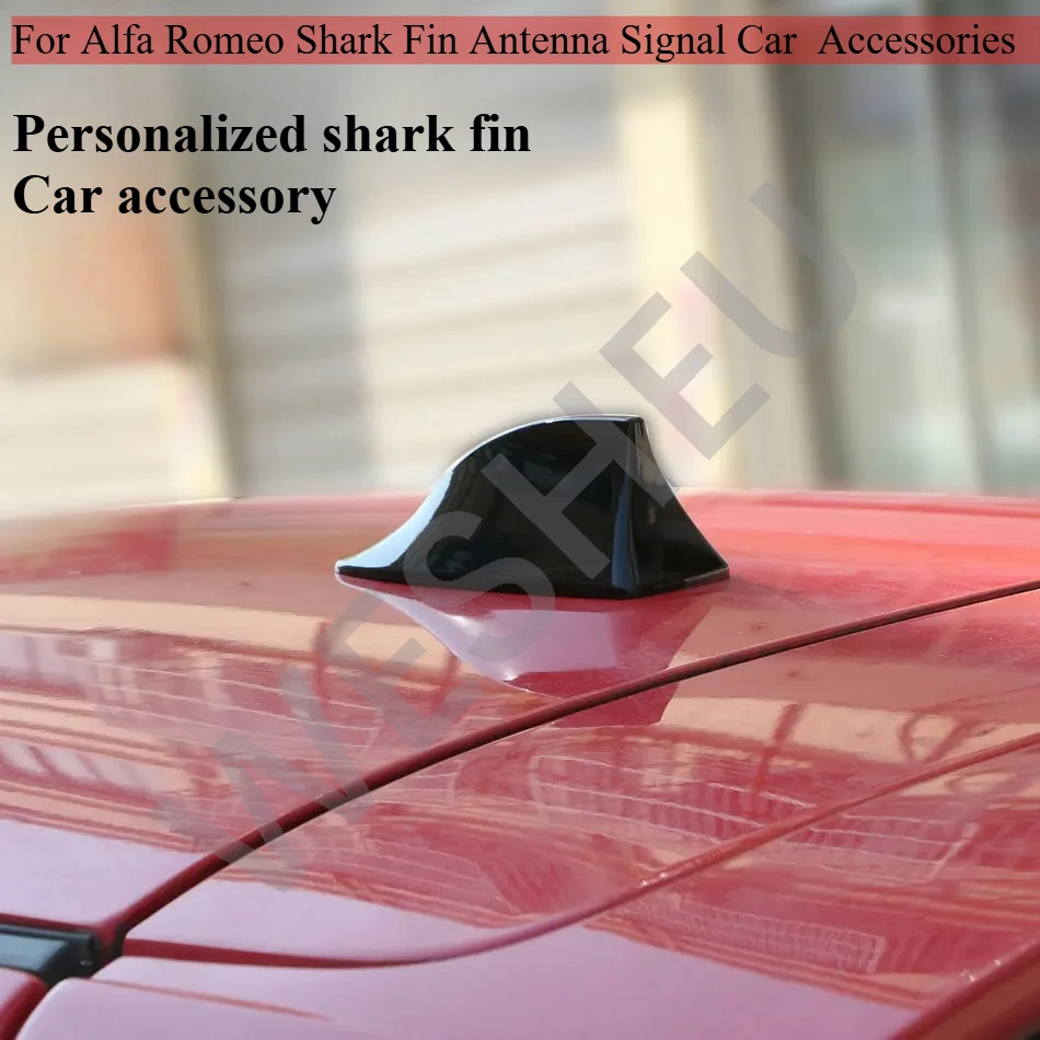 ل ألفا روميو GT Q2 روميو 147 156 159 جيوليتا ميتو هوائي زعانف القرش إشارة اكسسوارات السيارات التصميم سيارة هوائيات راديو فارغة #1