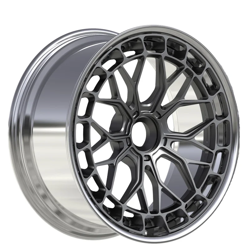 Custom 5x114.3 5x130 6x139.7 For Mercedes C8 Ferrari Deep Dish Alloy Rim 16-26 Inch 2-piece Luxury Car Wheels Rims