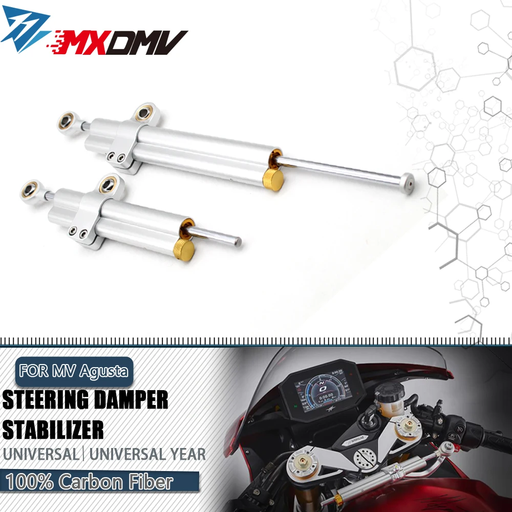 Motorcycle Universal Steering Stabilizer Linear Steering Damper FOR MV Agusta Veloce 800 Brutale 800 Superveloce 800