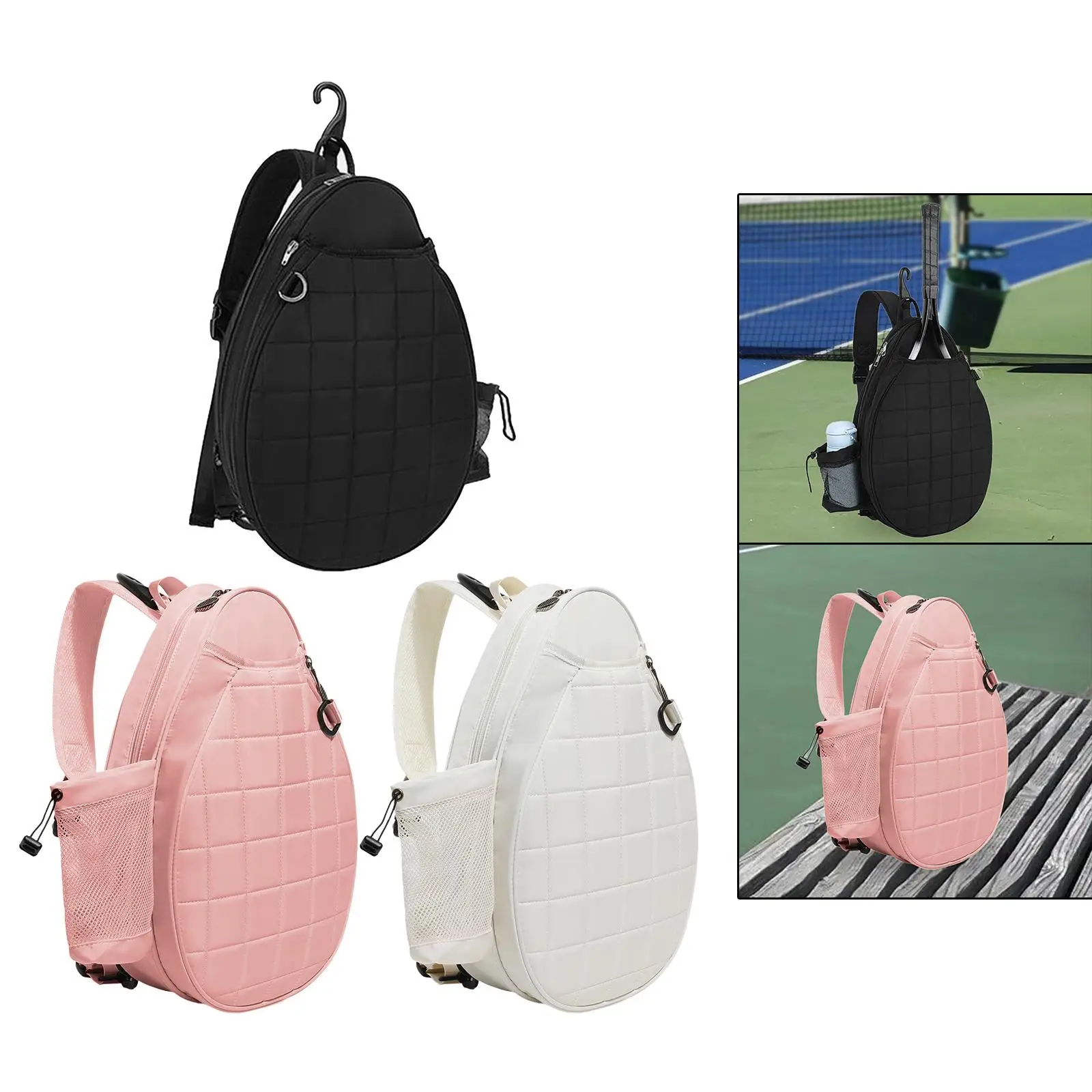 

Tennis Racket Shoulder Bag Adults Professional Pickleball Racket Storage Outdoor Tennis Handbag Equipment Badminton Racquet Bag