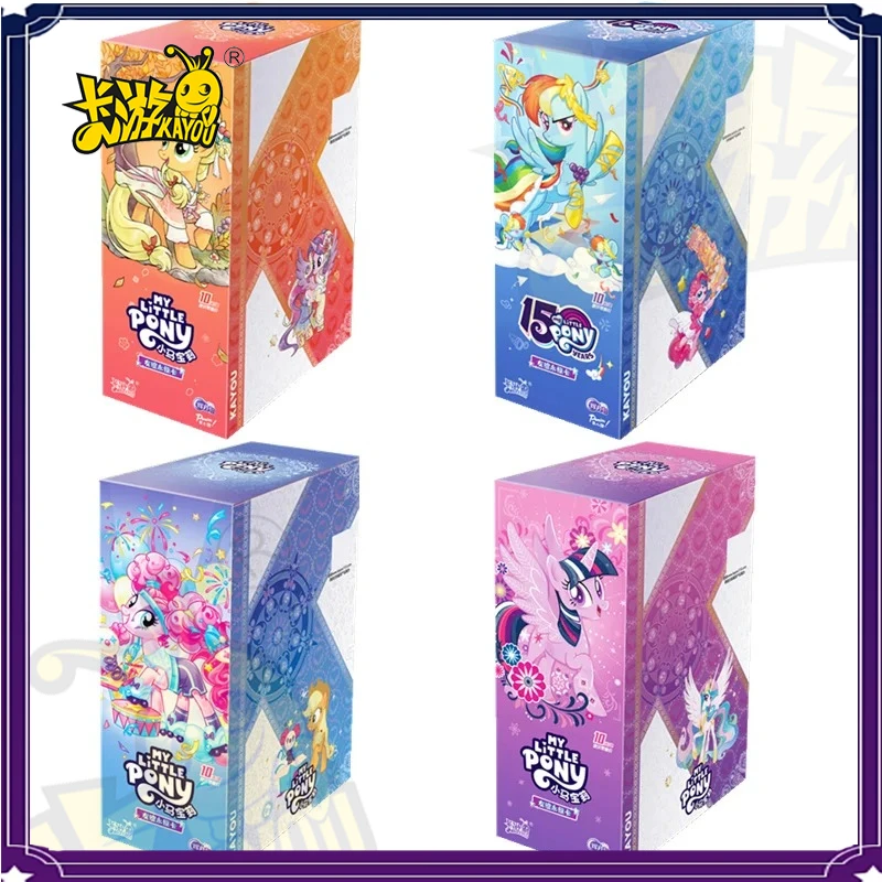KAYOU Anime My Little Pony 카드 우정 영원한 카드 Hui Moon v5 v6 v7 v8 주변기기 게임 컬렉션 카드