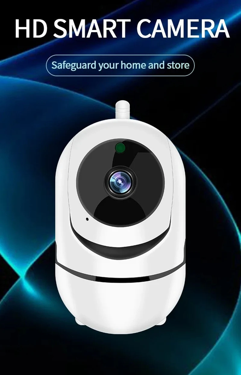 WLAN-Funk-Mini-Smart-Home-Überwachungskamera HD Infrarot-Nachtsicht Auto-Tracking-Funktion Sicherheitsüberwachungsgerät – Detail 7