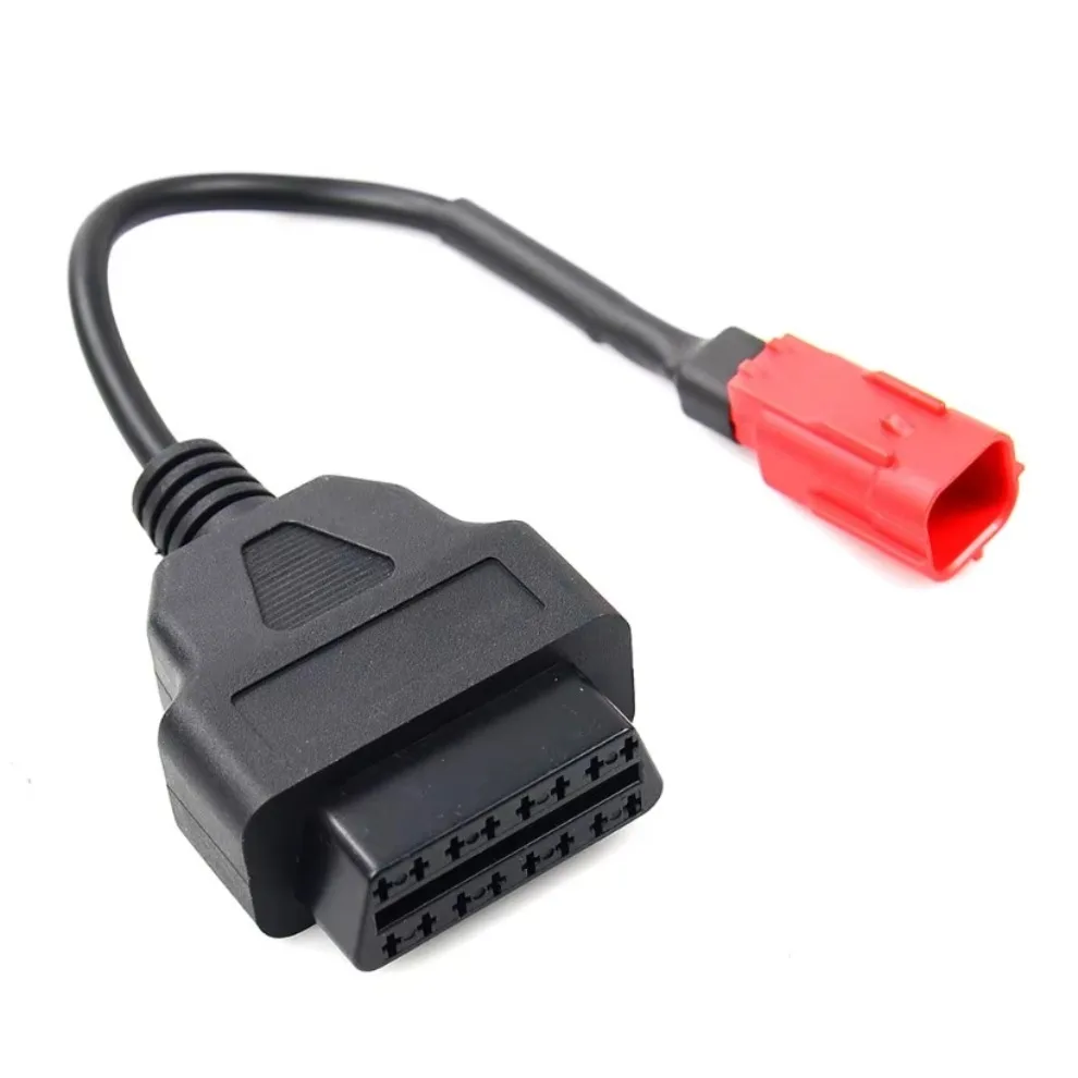 OBD Motorcycle Cable Fit for Honda 6 Pin Plug Cable Diagnostic Cable 6Pin to OBD2 16 pin Adapter 1PC