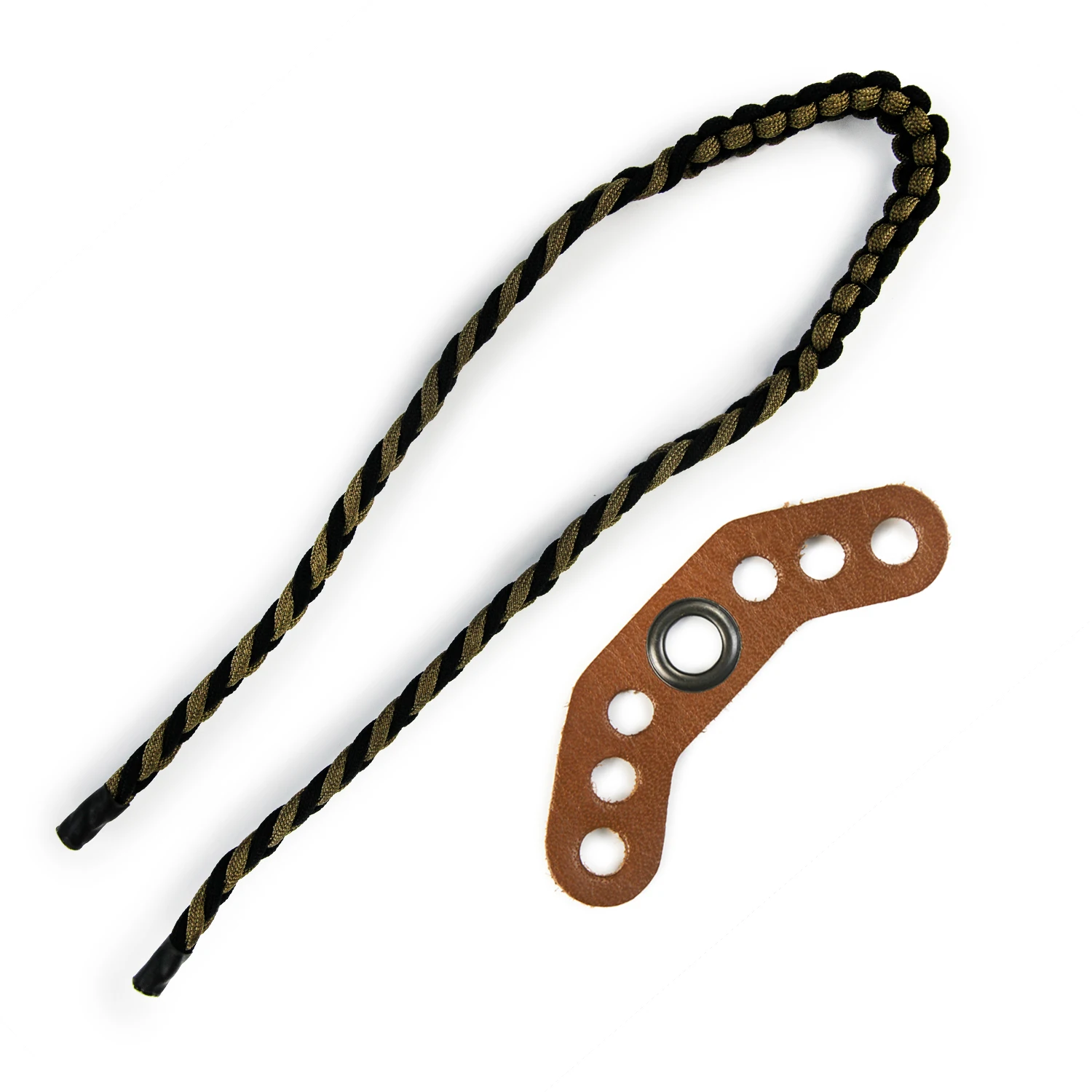 Knitted Wrist Bow Sling Archery Adjustable Braided Wrist Sling Strap Compound Bow Stabilizer for Shooting Practice Sport