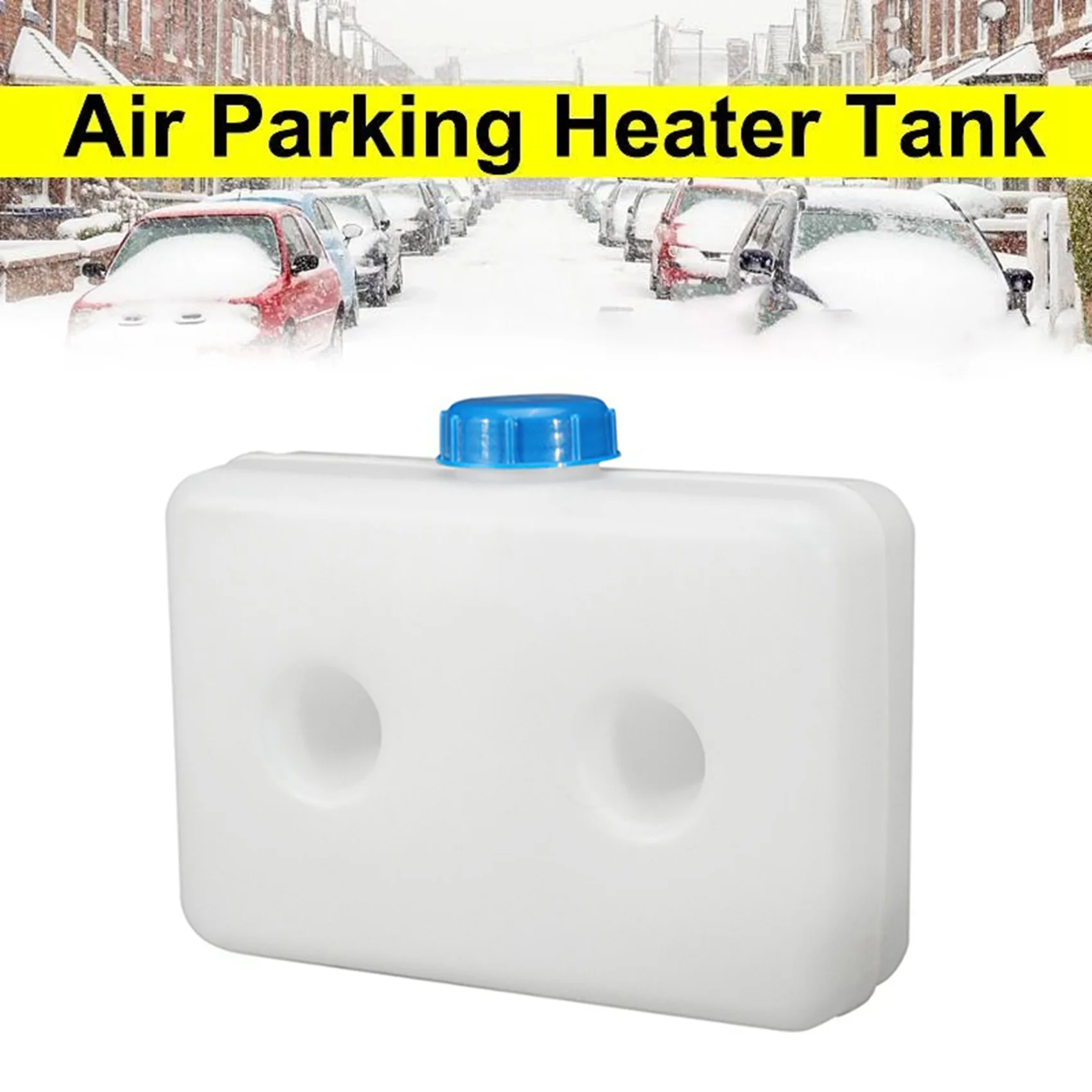 2X 5L Plastic Air Parking Heater Fuel Tank 2 Hole Oil Storage For Eberspacher Truck Caravan Fuel Oil Tank