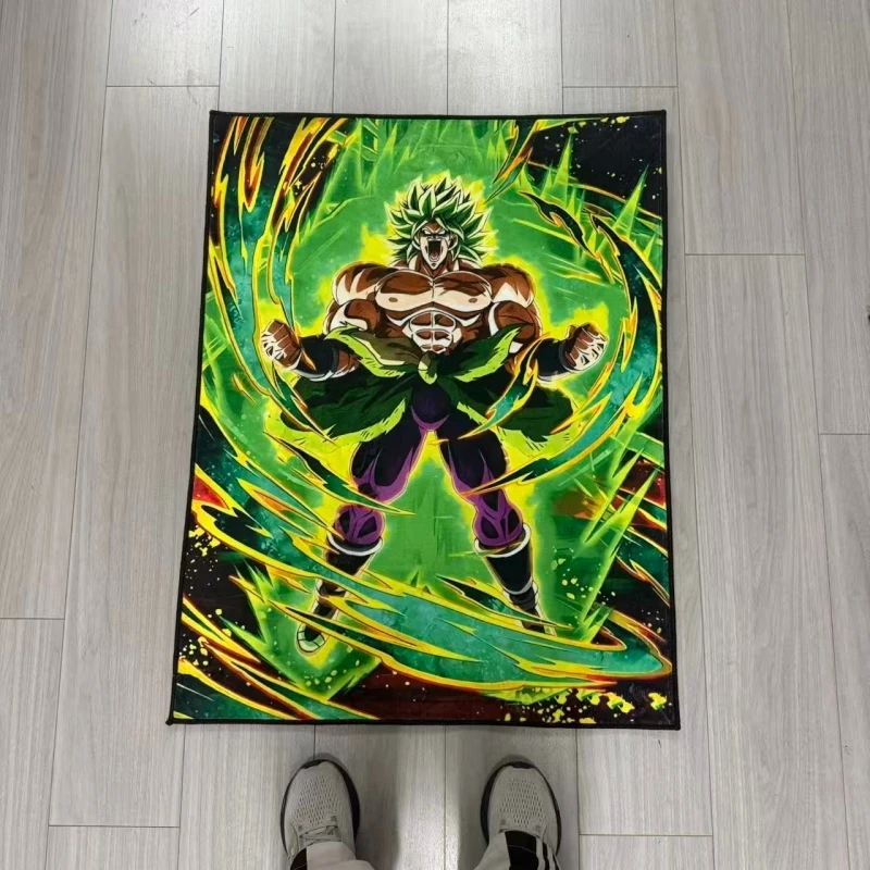 

Аниме DragonBall Broly Дизайнерский ковер Спальня Гостиная Нескользящий декоративный напольный коврик Коллекция Подарок на день рождения Ковер