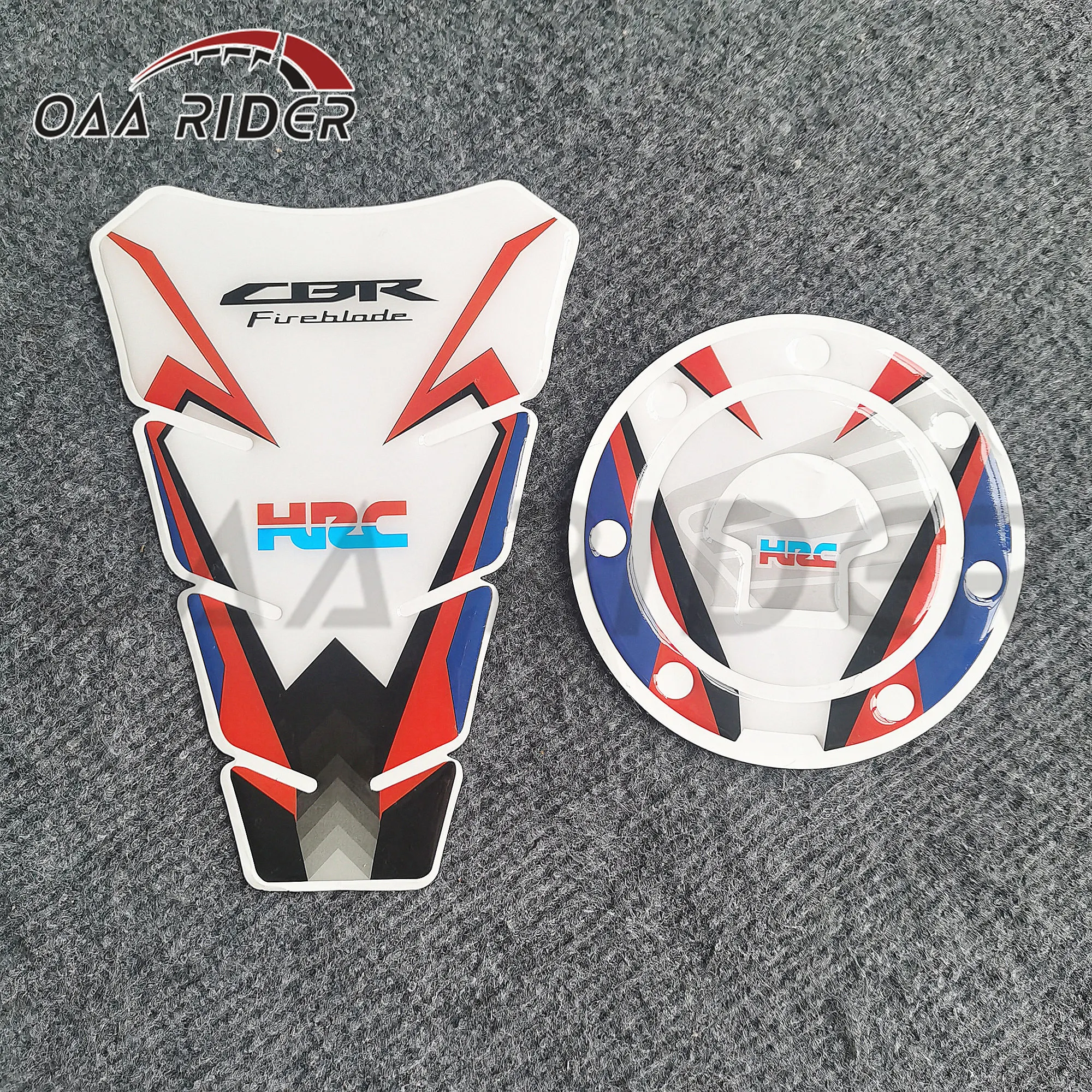 For Honda CBR600RR CBR1000RR REPSOL CBR900 CBR929 CBR954 CBR250 3D Motorcycle Fuel Tank Cap Cover Sticker Decal Protector Pad