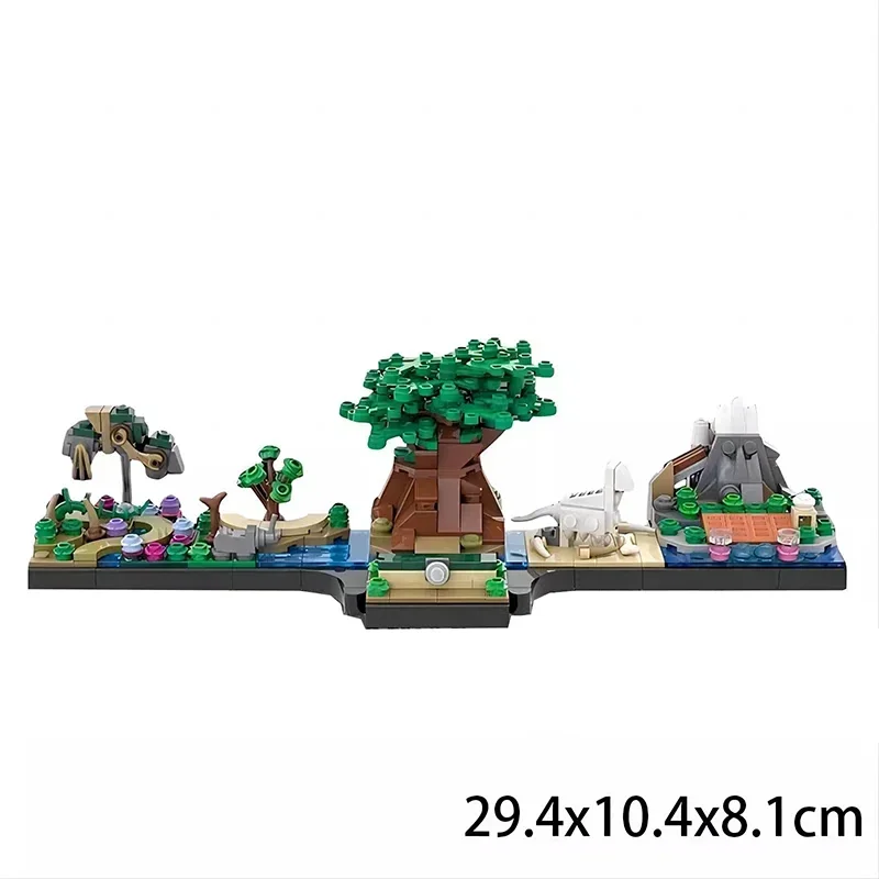 MOC Märchenprinzessinnen-Serie Anime Skyline Gefrorenes Schloss Architektur-Sets Bausteine Kinderspielzeug Mädchen Weihnachtsgeschenke – Detail 10
