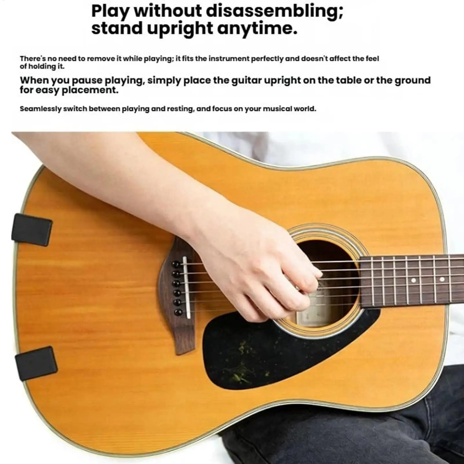 

Acoustic Guitar Stand Portable Ukulele Storage Display Electric Bass Stand For Acoustic Bass Banjo Music Player Instrument