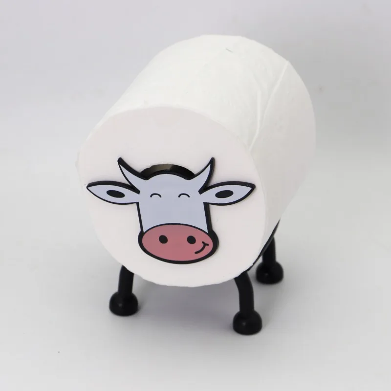 

Cow Toilet Roll Holder Animal Tissue Holder Roll Toilet Paper Holder