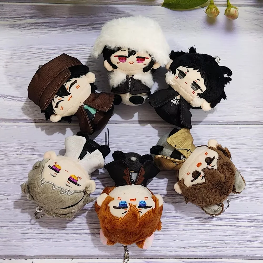 

Лидер продаж, плюшевая кукла Bungo Stray Dogs Dazai Osamu Nakahara Chuuya Fyodor D Edogawa Rampo Nakajima Atsushi, мини-подвеска, аниме-подарок