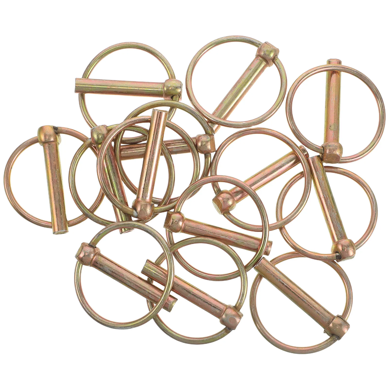 

20Pcs Heavy Duty Trailer Hitch Safety Pins Lynch Pin Kit Steel Locking Pins for Tractors Trailers Lawn Mowers Dump Gates Farm