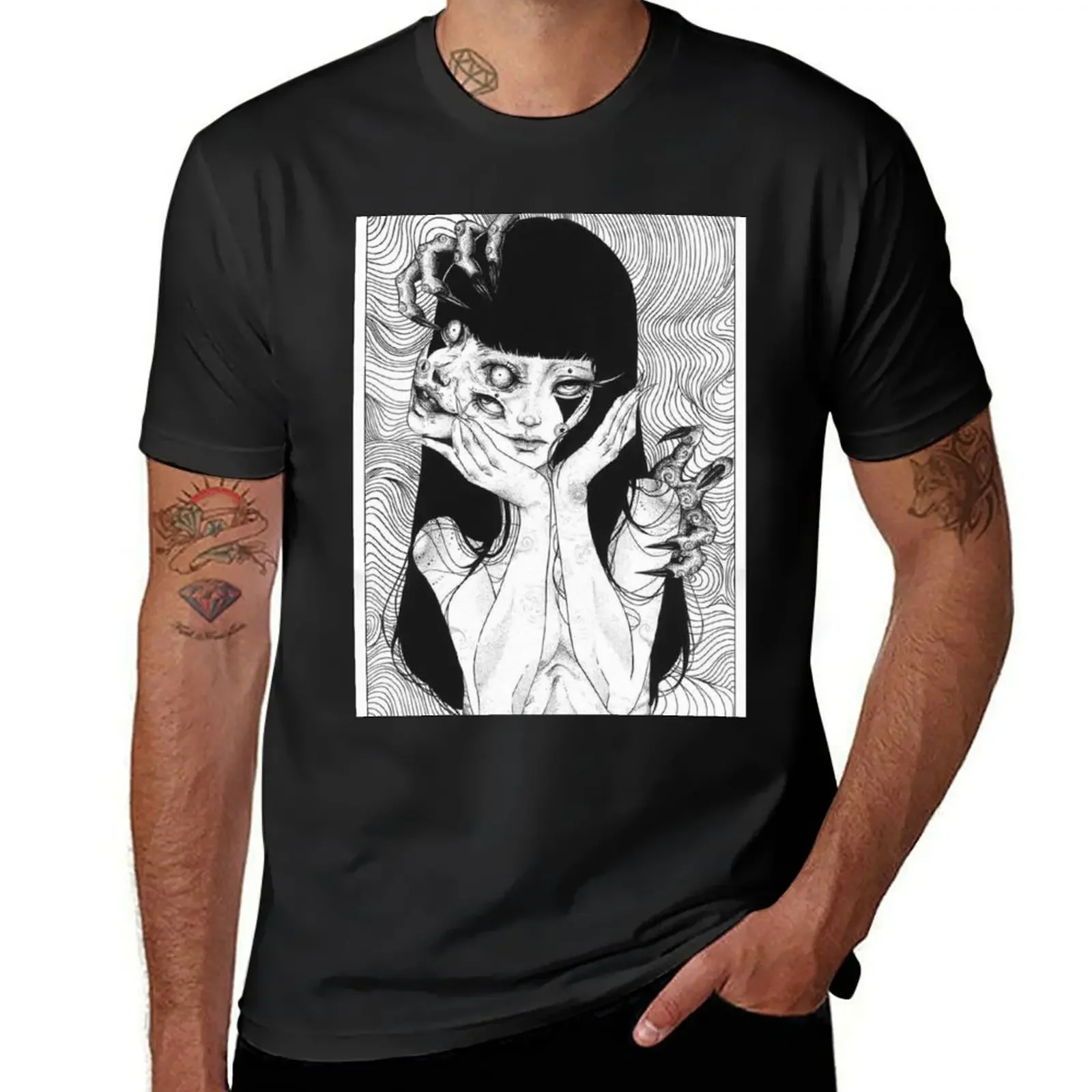 Tomei Horror Part 4# T-Shirt anime tshirt designer shirts hippie clothes blanks Men's cotton t-shirt