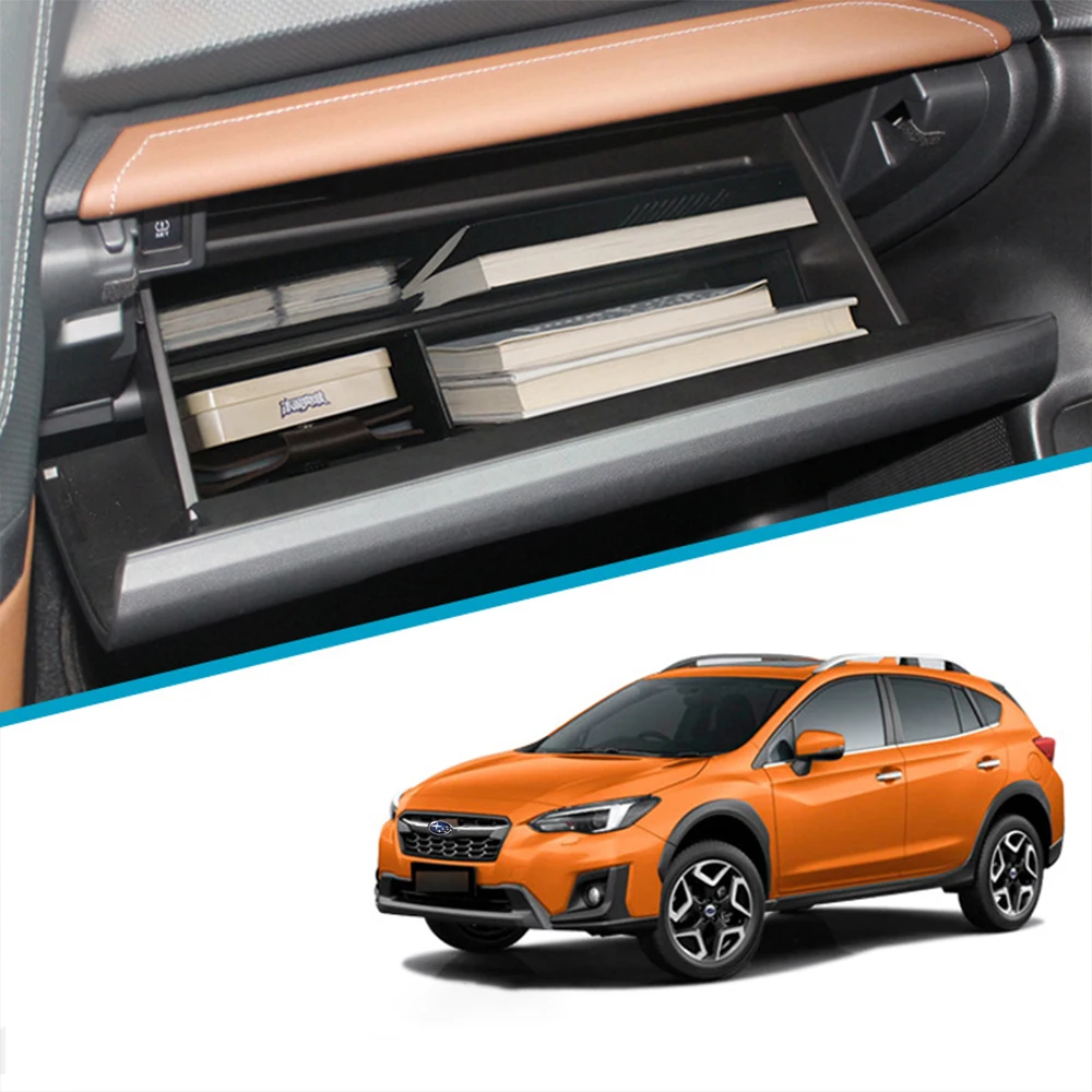 Car Co-Pilot Glove Box Storage Sorting Partition Tidying Piece Interior Decor Accessories For Subaru Forester SK XV Crosstrek GT